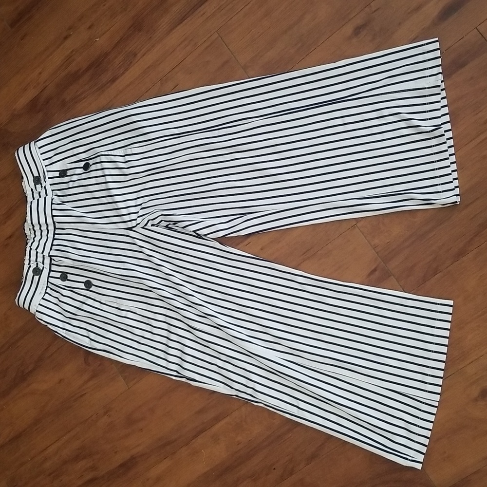 Robert Louis Striped Wide Leg Pants